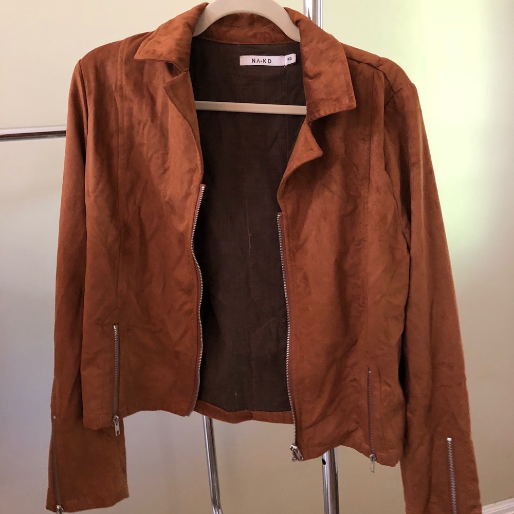 Faux Suede Jacket